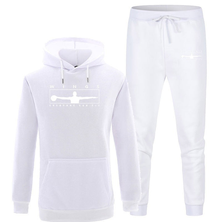 Women's jogging suit with modern logo and comfortable kangaroo pockets Lisslune