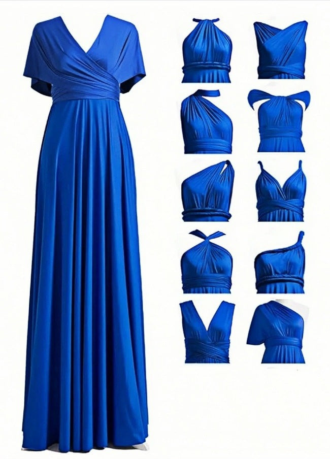 Women's maxi dress with high-quality wrap design