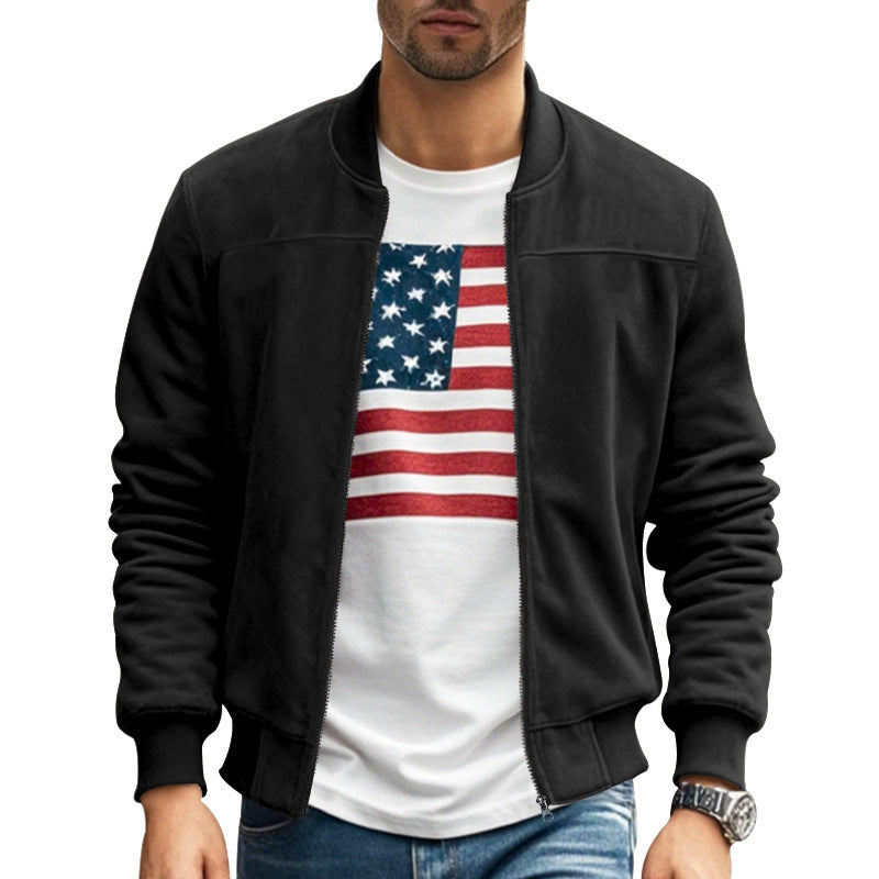 Men's bomber jacket with modern cut and practical pockets Lisslune