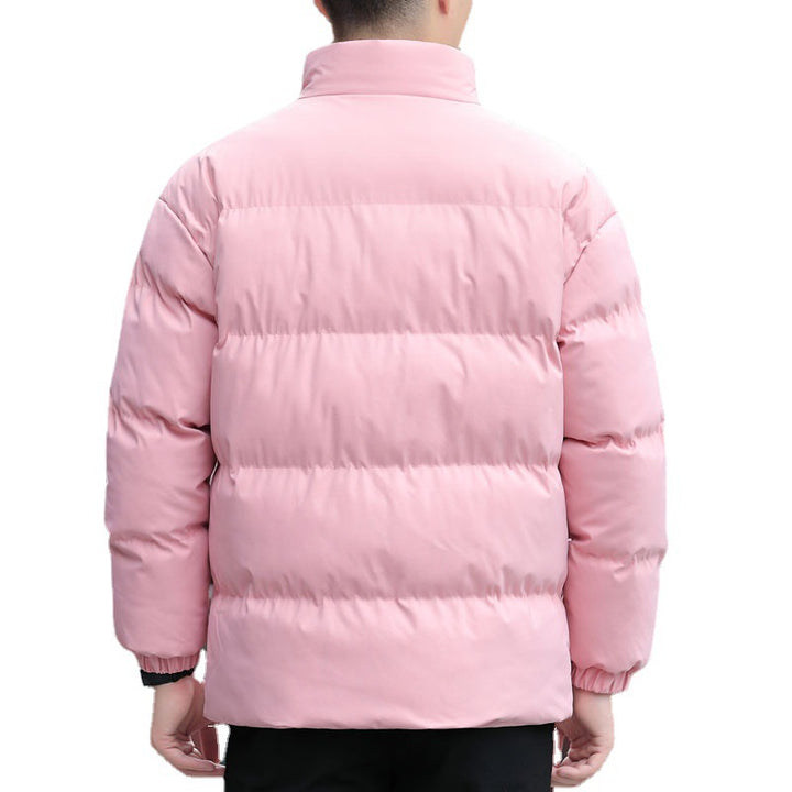 Men's quilted winter jacket with practical zipper Lisslune