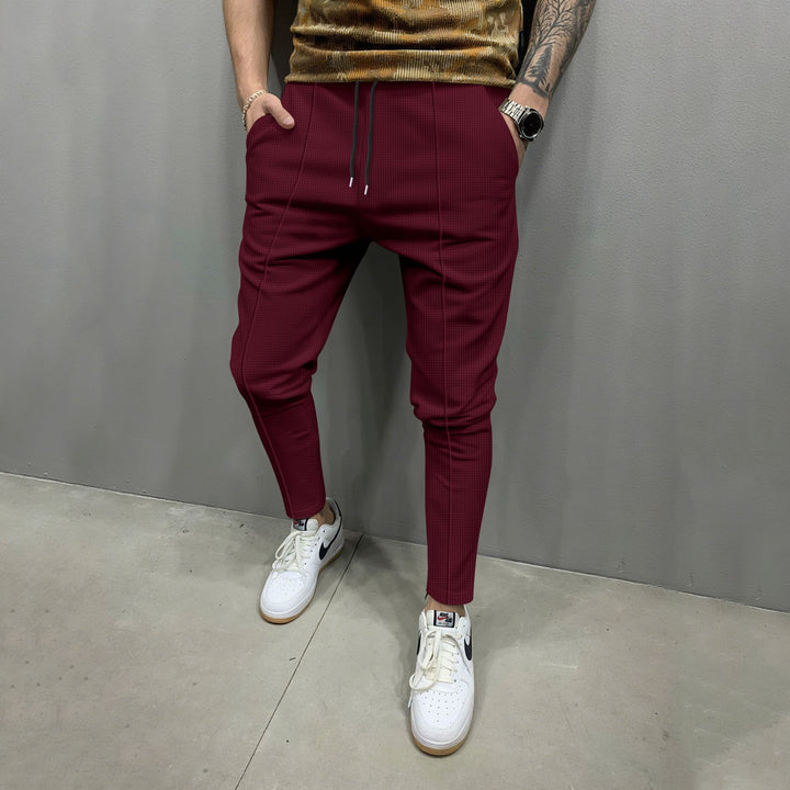 Men's fashionable jogging pants with elastic waistband and practical pockets Lisslune