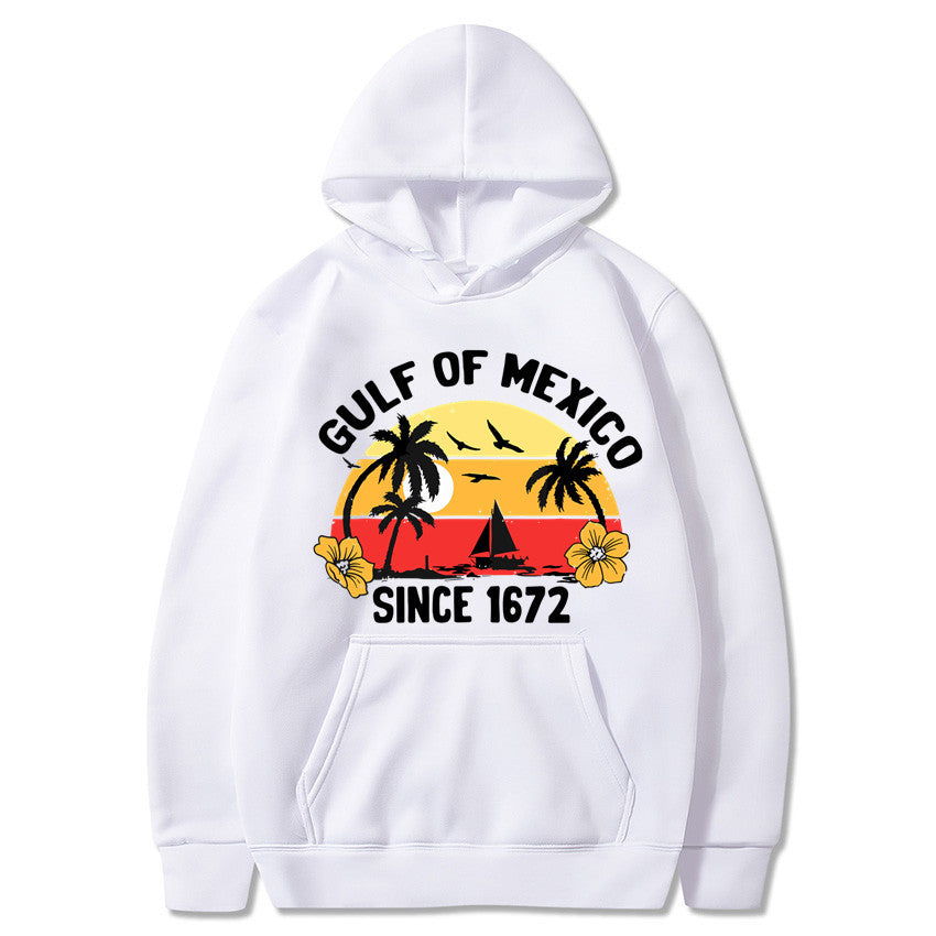 Women's hoodie with creative beach motif and high-quality fabric Lisslune