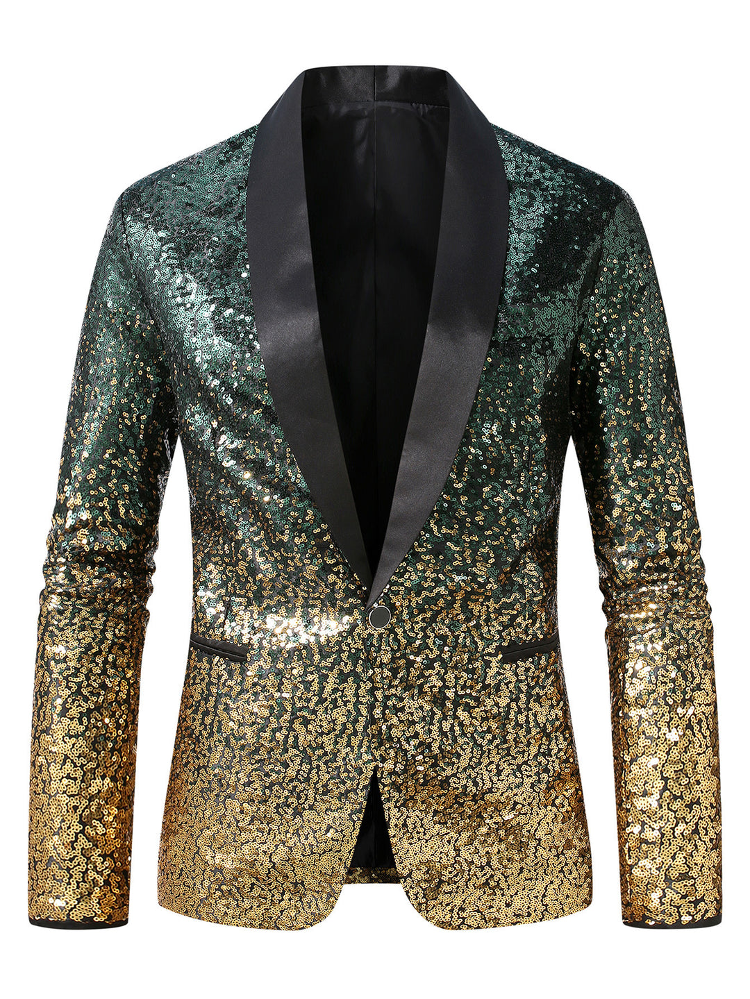 Men's glittering sequin blazer Lisslune
