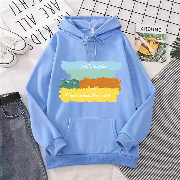 Women's casual hoodie with creative graphic design Lisslune