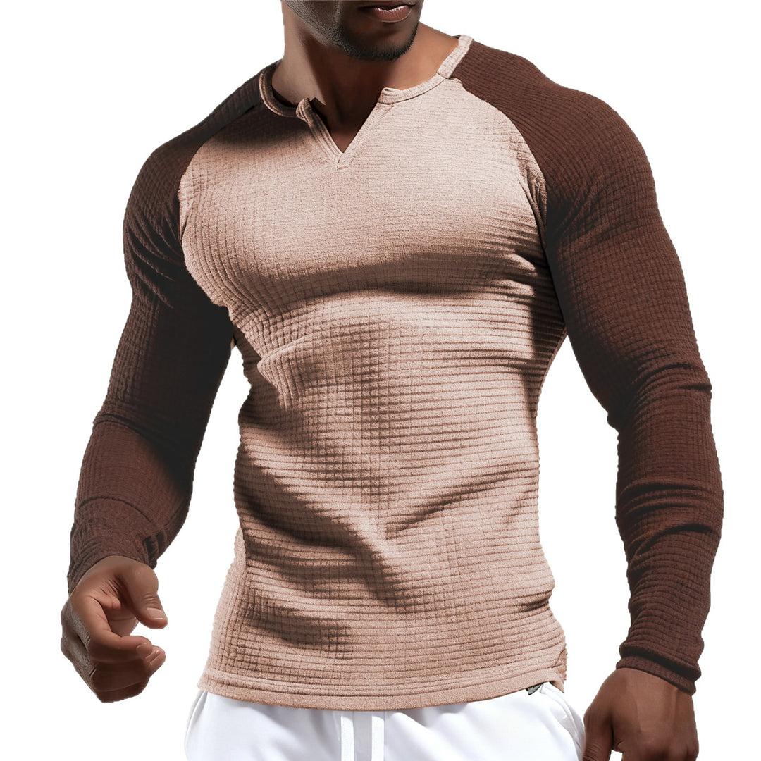 Men's Long Sleeve Shirt with Innovative Structure Design Lisslune