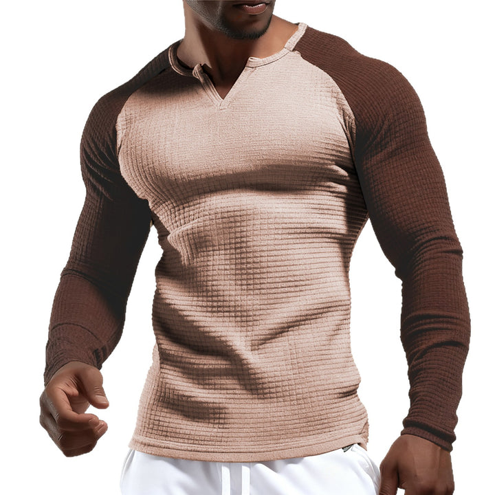 Men's Long Sleeve Shirt with Innovative Structure Design Lisslune