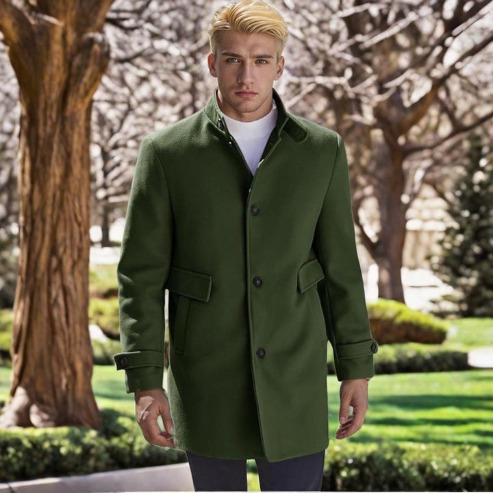 Men's elegant, fitted wool coat Lisslune
