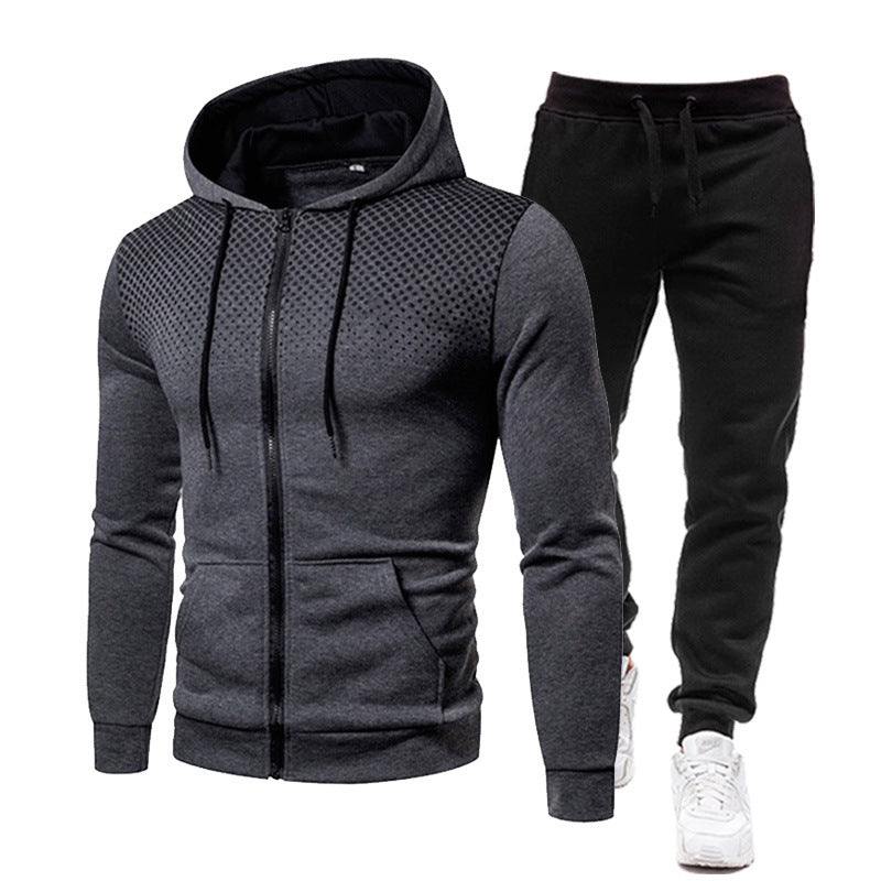 Men's hoodie and jogging pants set with breathable design Lisslune