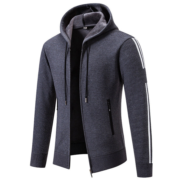 Men's sweat jacket with practical zippered pockets and modern design Lisslune