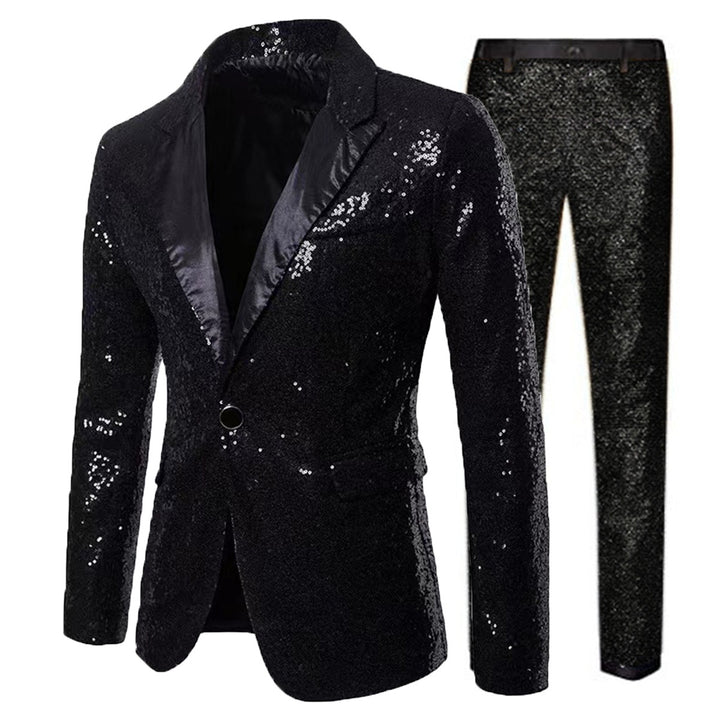 Men's Glamorous Sequin Suit Set Lisslune