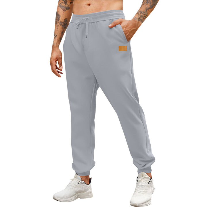 Men's sporty jogging pants with side zippered pockets and adjustable waistband Lisslune