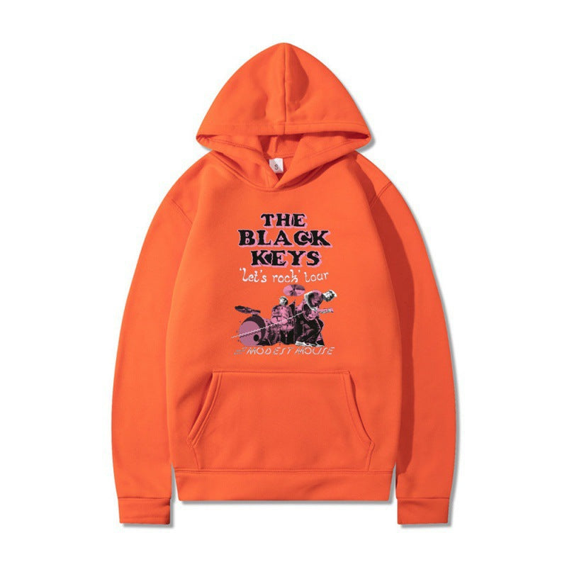 Women's hoodie with creative rock band design and comfortable fit Lisslune