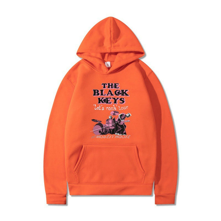 Women's hoodie with creative rock band design and comfortable fit Lisslune