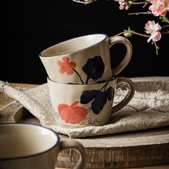 Lisslune | Hand-painted flower mug