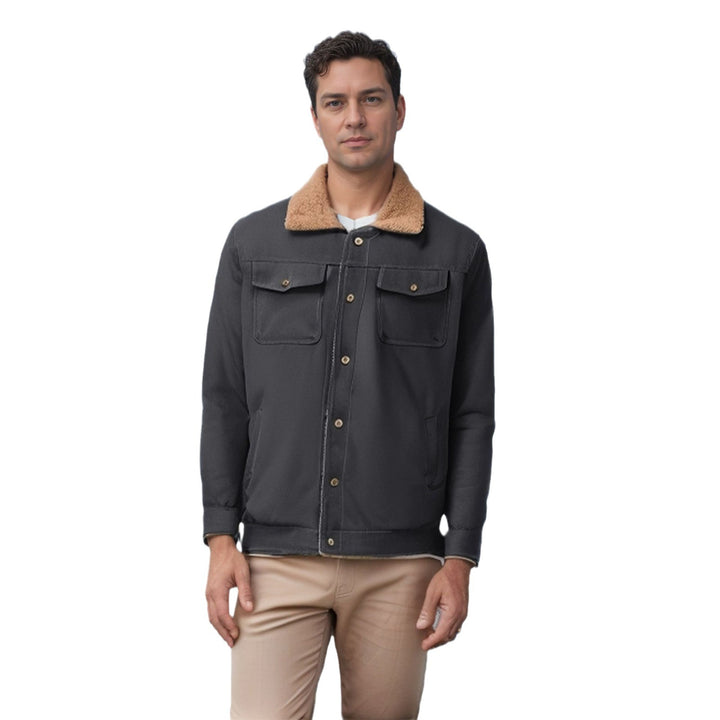 Men's jacket with reversible function and fleece lining Lisslune