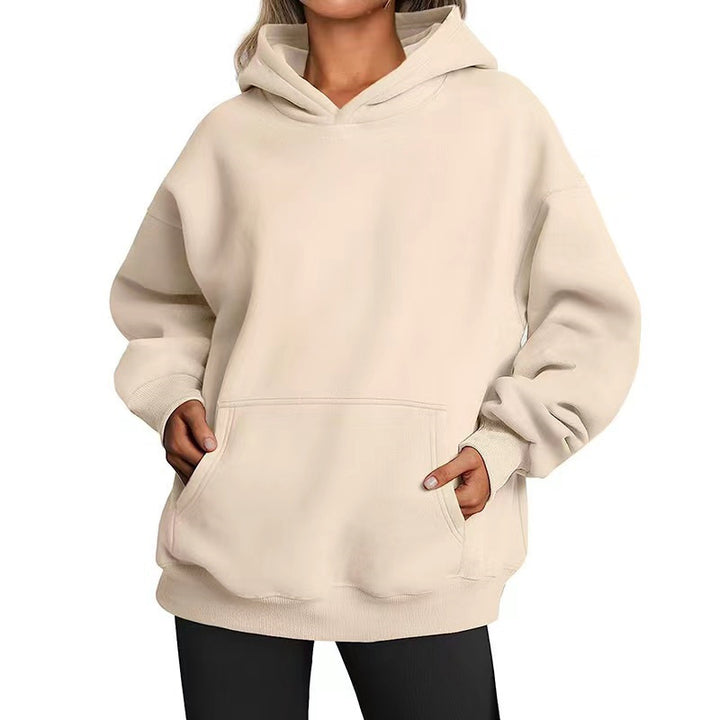 Women's oversized hoodie with practical kangaroo pockets and soft inner lining Lisslune