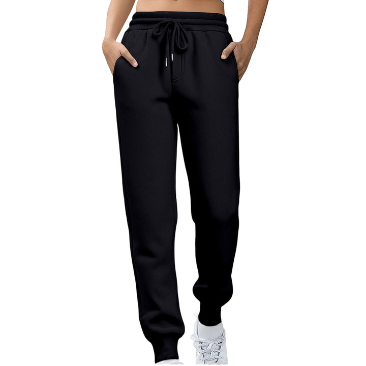 Women Relaxed Fit Sweatpants with Elastic Waistband and Side Pockets Lisslune