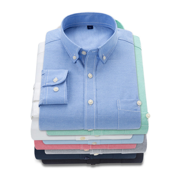 Men's business shirt with button-down collar and chest pocket Lisslune