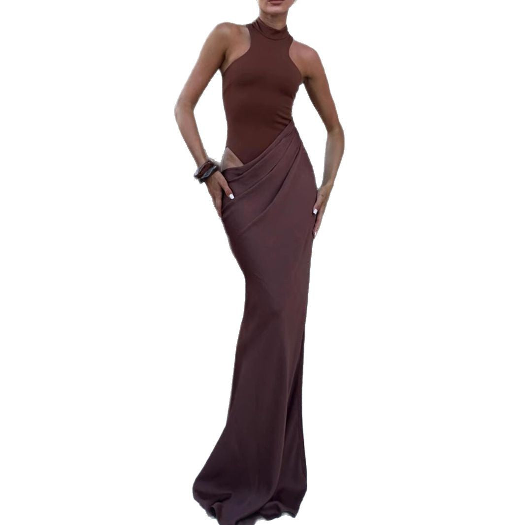 Ladies' maxi dress with fashionable cut Lisslune
