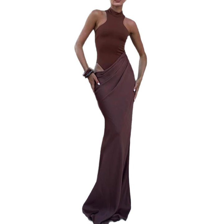 Ladies' maxi dress with fashionable cut Lisslune
