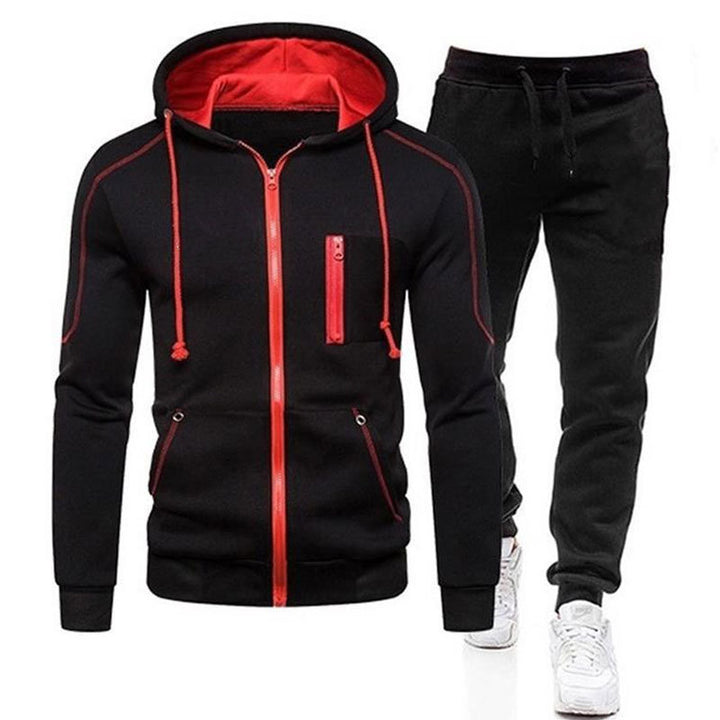 Men's sporty combo outfit with practical zip pockets Lisslune