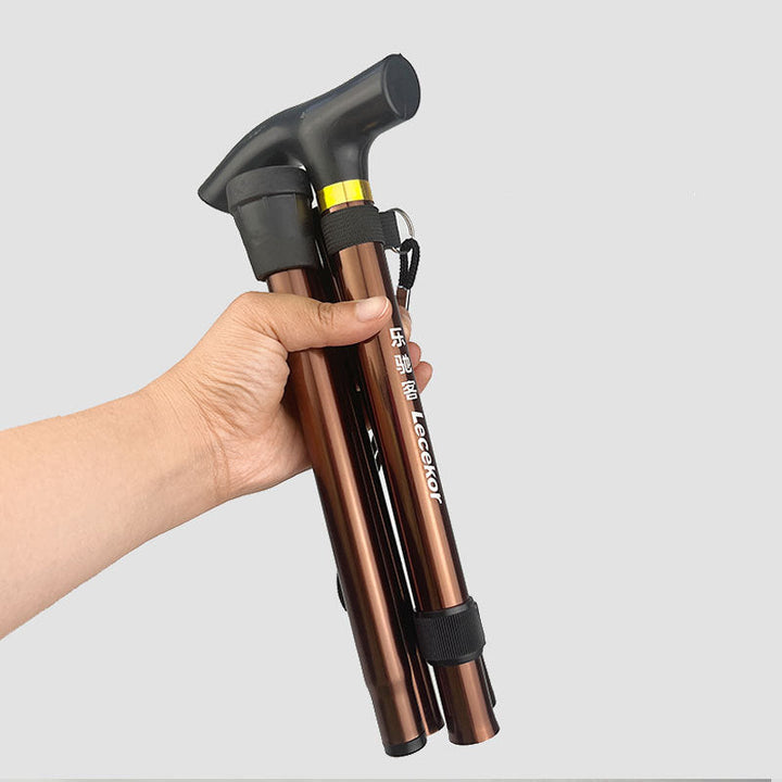Lisslune | Folding Walking Stick for Seniors and Persons with Disabilities