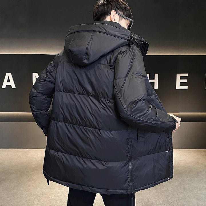 Men's Insulated Quilted Jacket with Practical Hood Lisslune