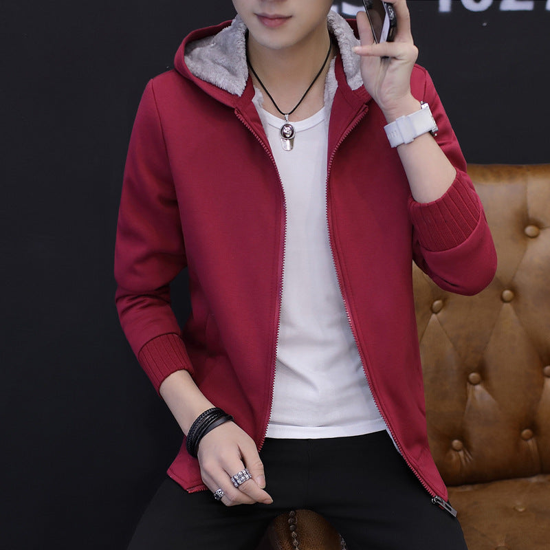 Men's transitional jacket with cozy inner lining and practical hood system Lisslune