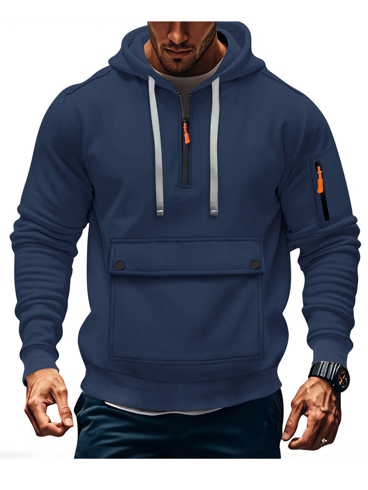 Men's casual hoodies with practical pockets Lisslune