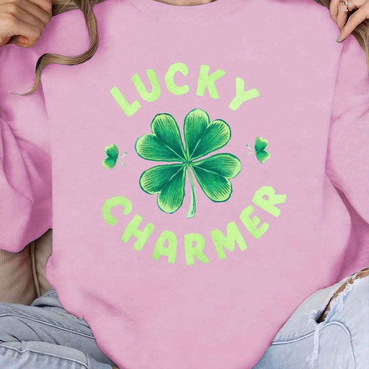 Women's sweatshirt with motivational print and casual fit Lisslune