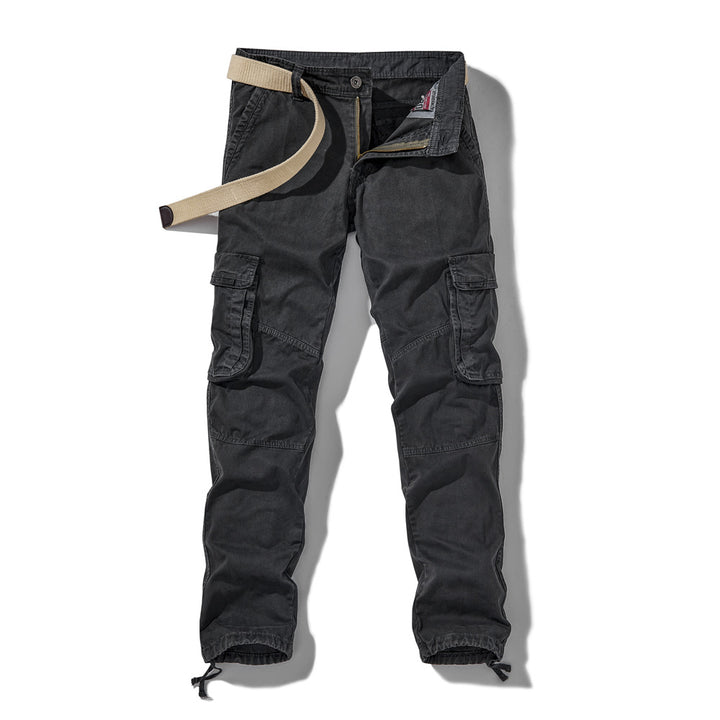 Men's Modular Cargo Pants with Adjustable Waistband and Multiple Practical Pockets Lisslune