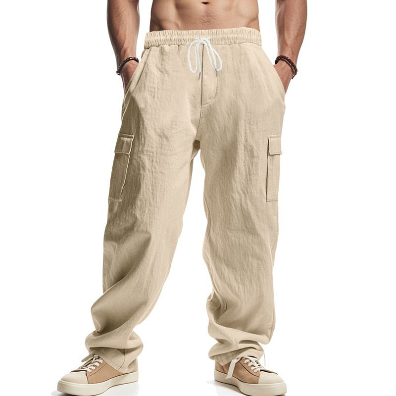 Men's cargo pants with practical and breathable material Lisslune