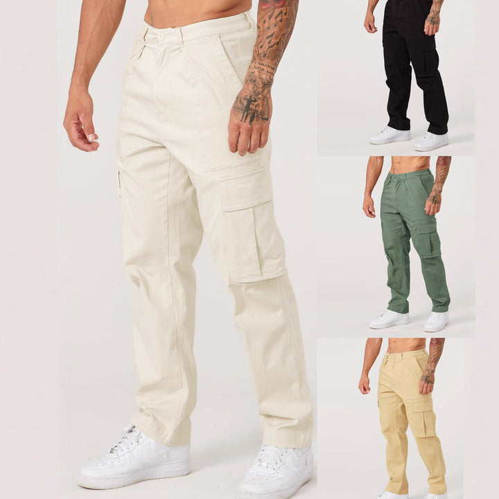 Men's cargo pants with functional pockets and comfortable fit Lisslune