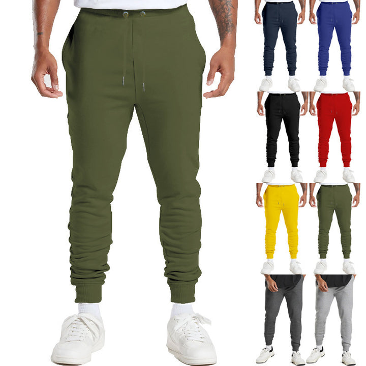 Men's Comfortable Jogging Pants with Elastic Waistband and Practical Pockets Lisslune