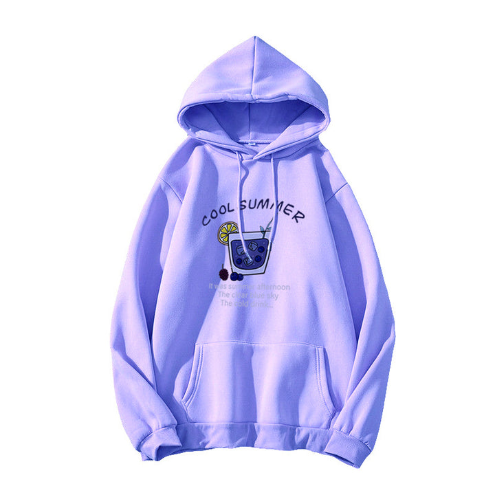 Women's hoodie with cheerful summer motif Lisslune
