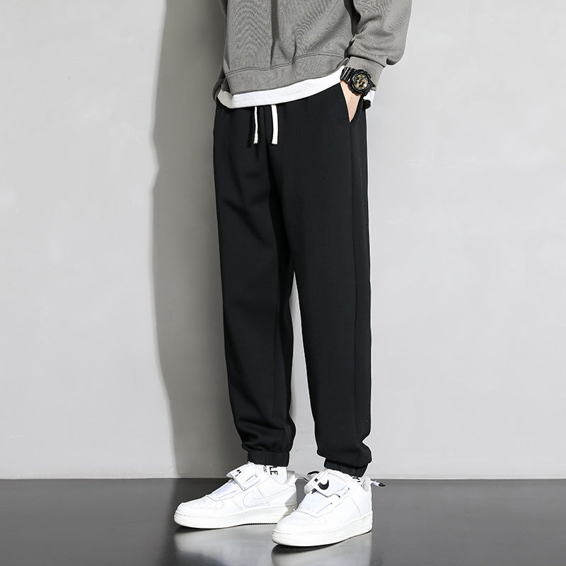 Men's casual sweatpants with elastic waistband and side pockets Lisslune