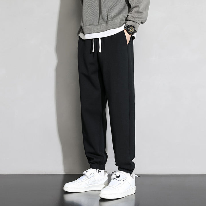 Men's casual sweatpants with elastic waistband and side pockets Lisslune