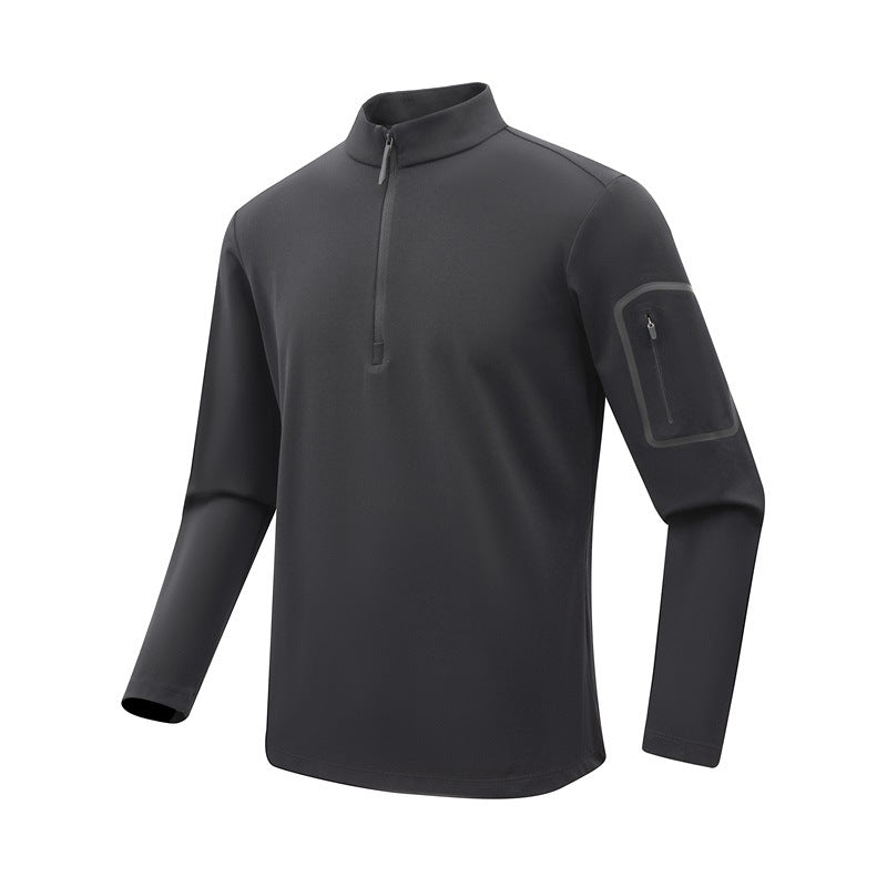 Men's Functional Pullover with Half Zipper Lisslune