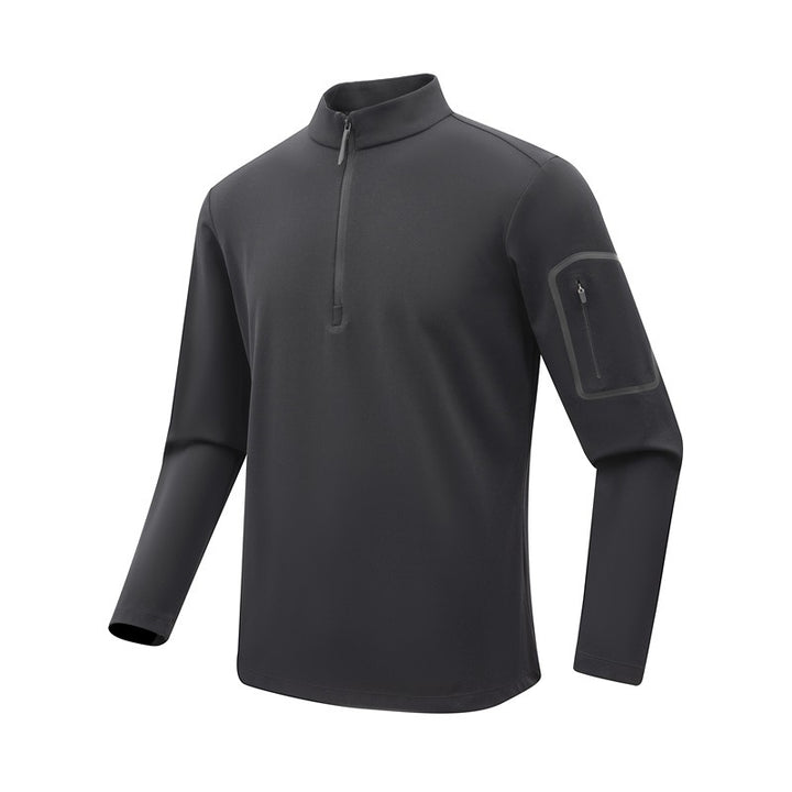 Men's Functional Pullover with Half Zipper Lisslune