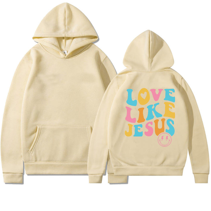 Women's Oversized Hoodie with Colorful Print Lisslune