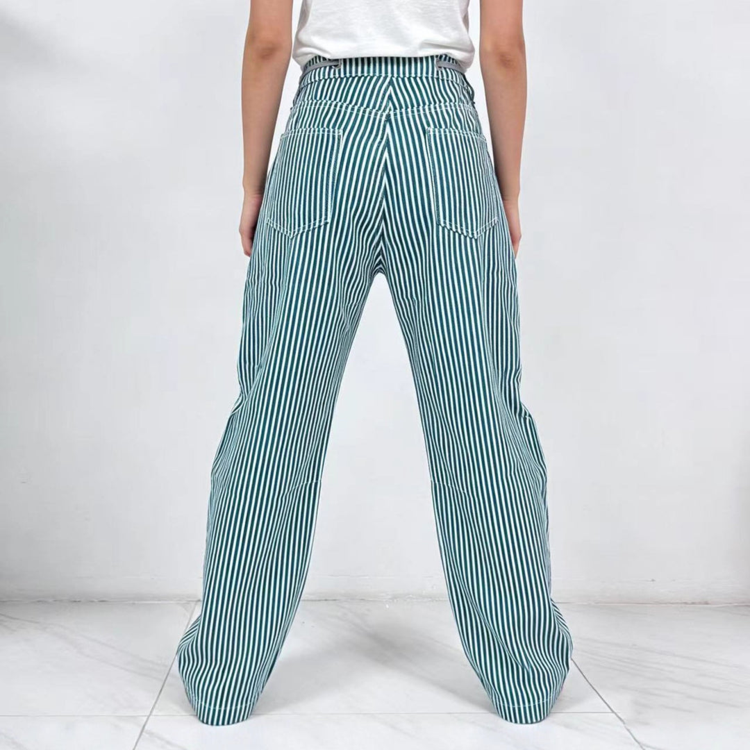 Damen weite Cargo-Hose mit praktischen Taschen und einzigartigem Design Lisslune