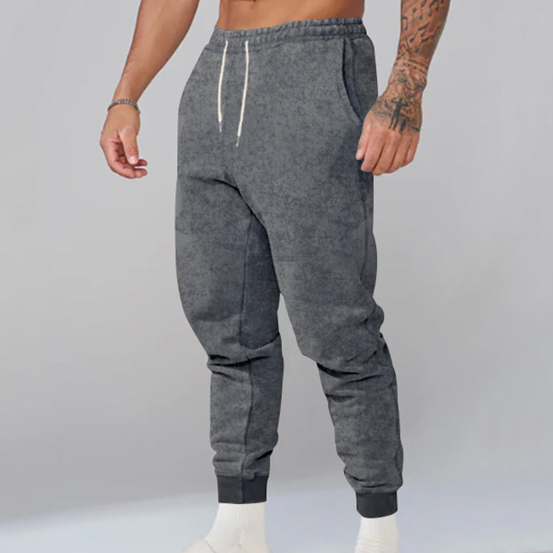 Men's comfortable sweatpants with elastic waistband and sporty style Lisslune