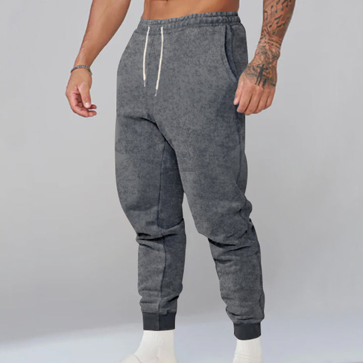 Men's comfortable sweatpants with elastic waistband and sporty style Lisslune