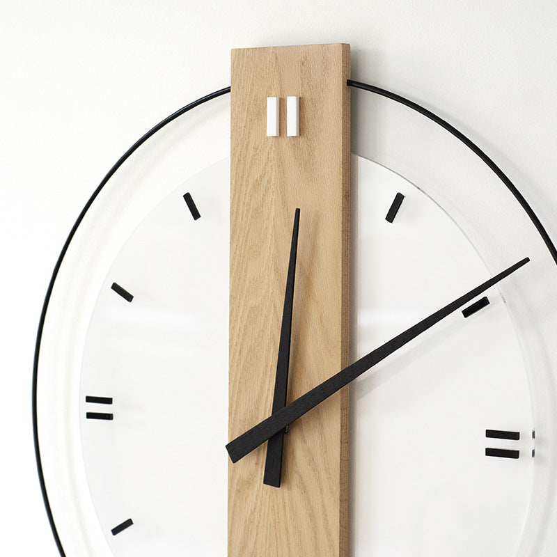 Lisslune | Solid Wood Nordic Wall Decoration Clock 40cm