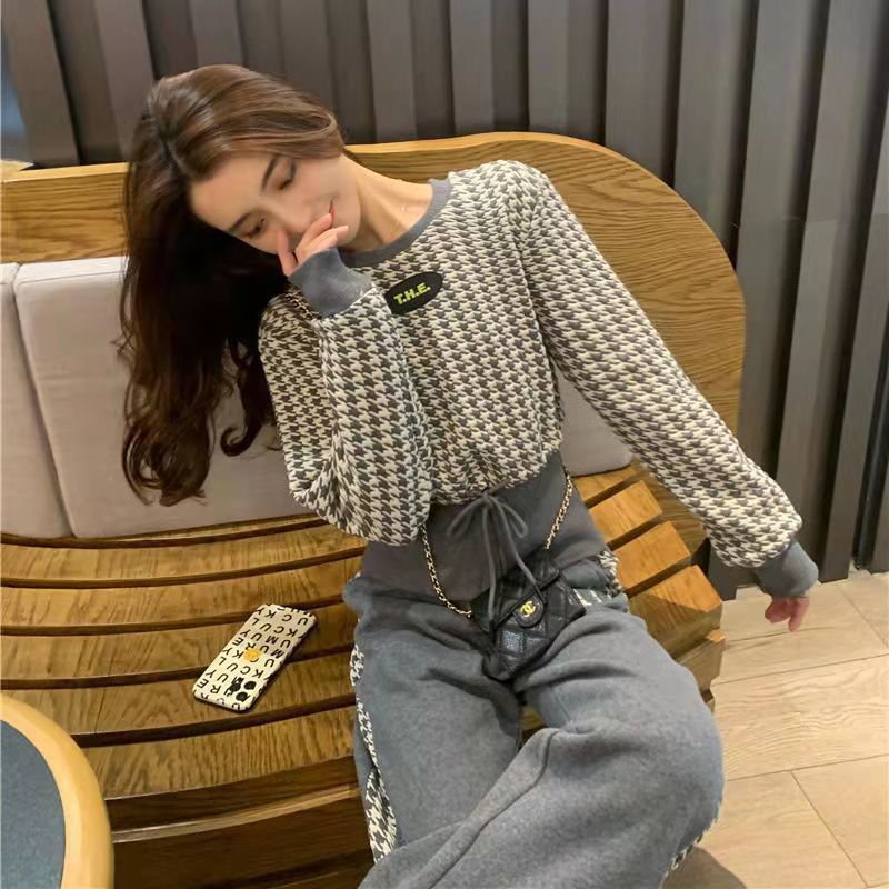 Women's Fashion Leisure Set with Textured Top and Wide Pants Lisslune