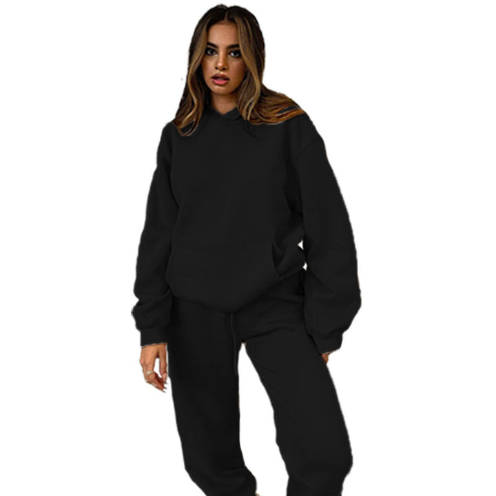 Women's comfortable hooded suit made of high-quality sweatshirt material Lisslune