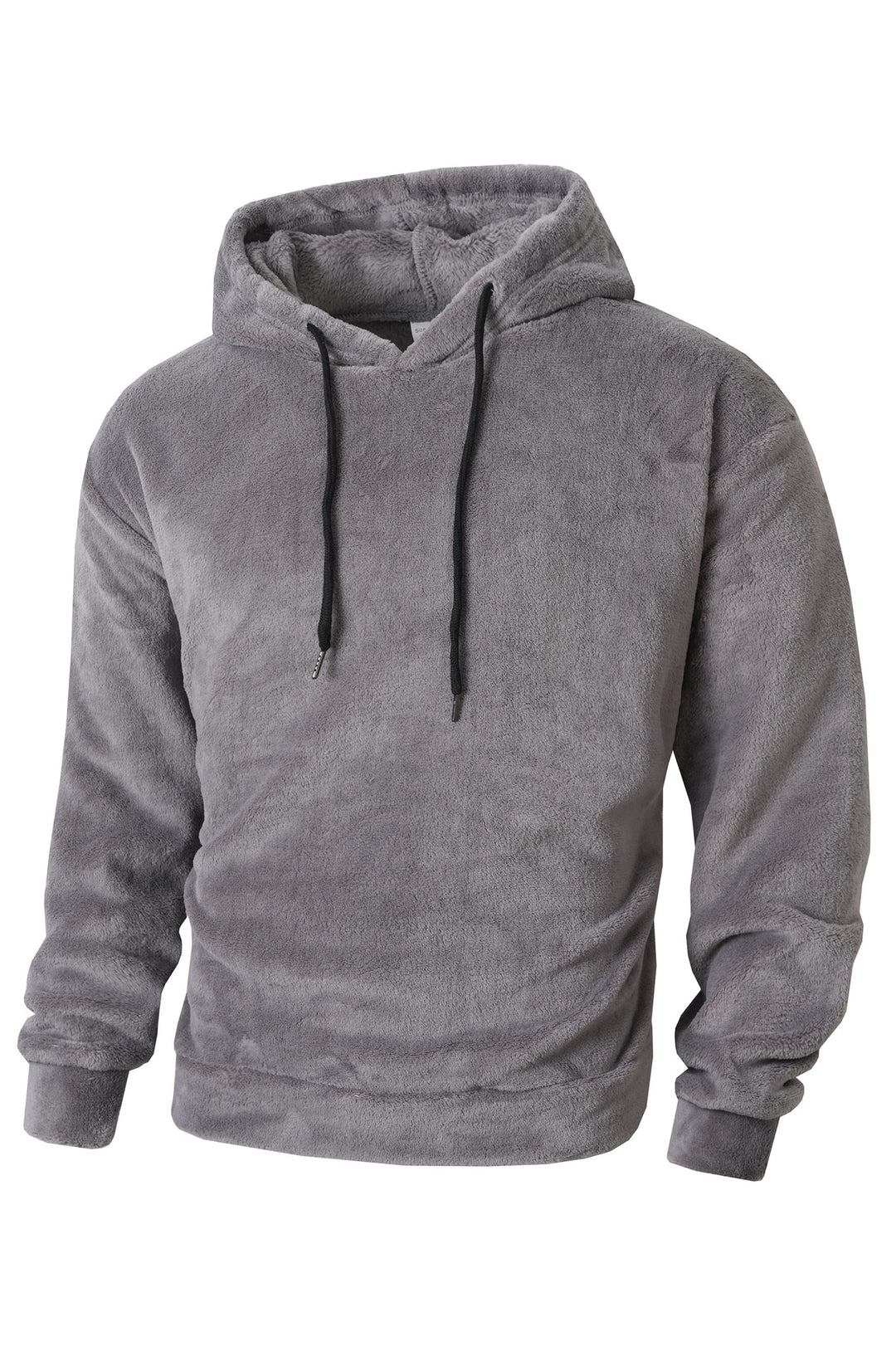 Men's Cozy Fleece Hoodie with Drawstring Lisslune