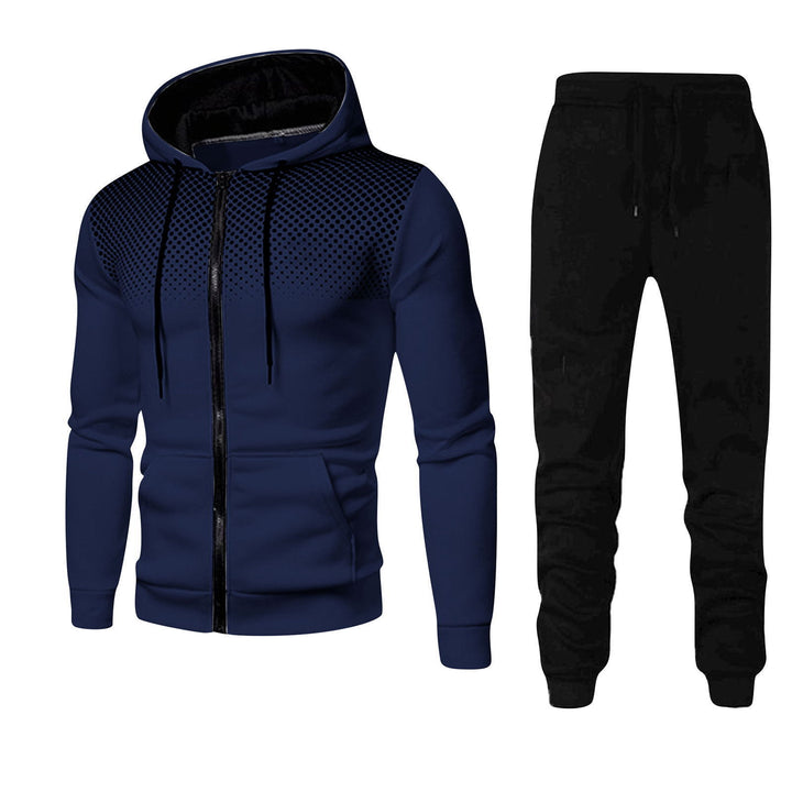 Men's Fashionable Tracksuit with Contrasting Details Lisslune