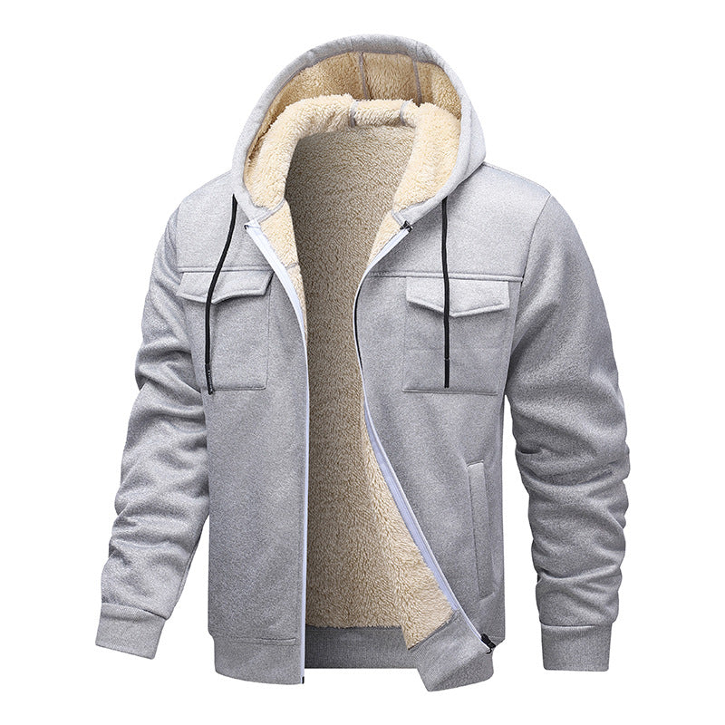 Men's Sweat Jacket with Soft Inner Lining Lisslune