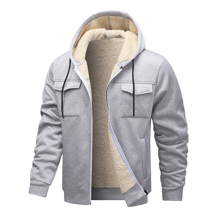 Men's Sweat Jacket with Soft Inner Lining Lisslune